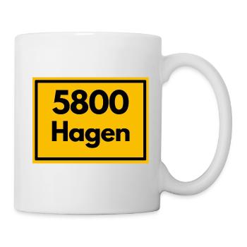 ANCIEN CODE POSTAL RETRO 5800 HAGEN STOLZ - Mug blanc - blanc - Droite