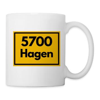 ANCIEN CODE POSTAL RETRO 5700 HAGEN STOLZ - Mug blanc - blanc - Droite