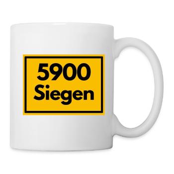 ALTE POSTLEITZAHL PLZ RETRO 5900  SIEGEN SIEGERLAN - Tasse - Weiß - Rechts