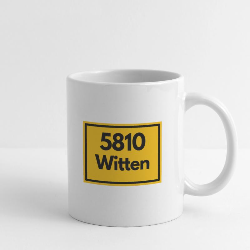 OLD POSTCODE POSTCODE RETRO 5810 WITTEN RUHRGEBIET Mug