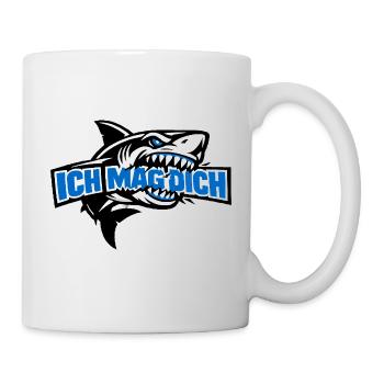 I Like You Saying in Shark Design - Mug - white - Right