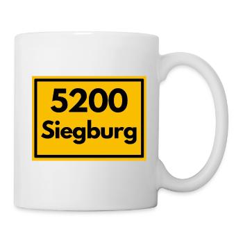 ALTE POSTLEITZAHL PLZ RETRO SIEGBURG - RHEIN SIEG - Tasse - Weiß - Rechts