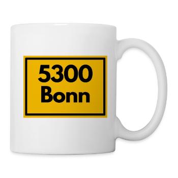 ANCIEN CODE POSTAL RETRO 5300 BONN - RHEIN SIEG - Mug blanc - blanc - Droite