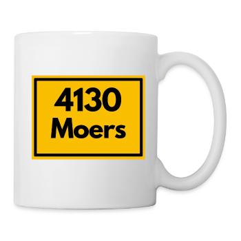 ALTE POSTLEITZAHL PLZ RETRO 4130 MOERS NIEDERRHEIN - Tasse - Weiß - Rechts