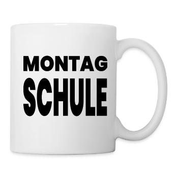 Schule - Tasse - Weiß - Rechts