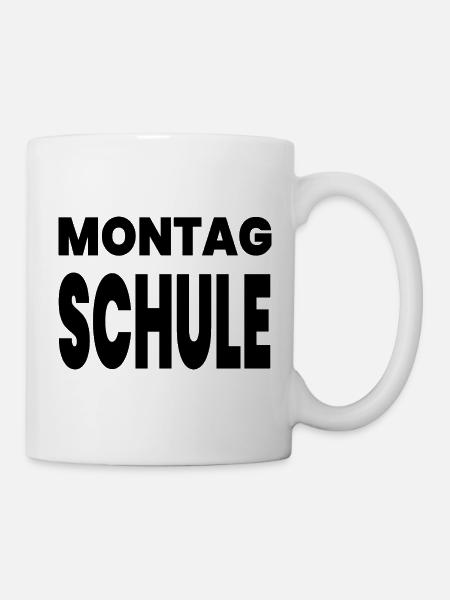 Schule - Tasse - Weiß