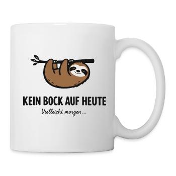 Not in the mood for today – sloth saying - Mug - white - Right