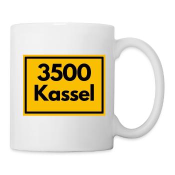 ANCIEN CODE POSTAL RETRO 3500 KASSEL LÖWENSTADT - Mug blanc - blanc - Droite