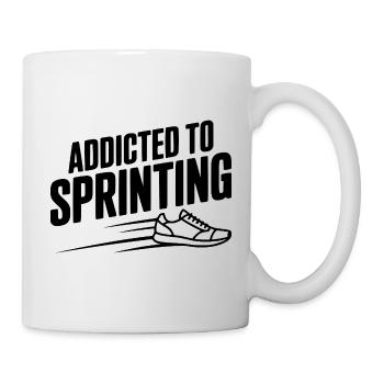 Addicted to Sprinting - Mug - white - Right