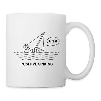 Positive Sinking - Mug - white - Right