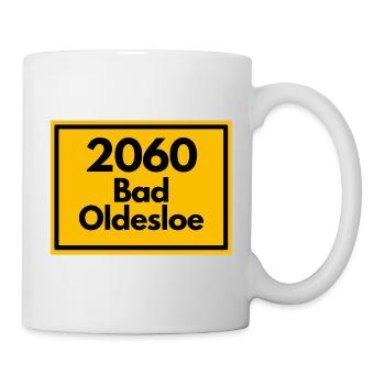ANCIEN CODE POSTAL RÉTRO 2060 BAD OLDESLOE Moin - Mug blanc - blanc - Droite