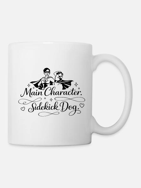 Personnage principal. Chien acolyte. - Mug blanc - blanc