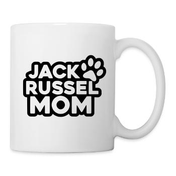 Jack Russel Mom - Designfarbe variabel - Tasse - Weiß - Rechts