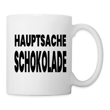 Schokolade - Tasse - Weiß - Rechts