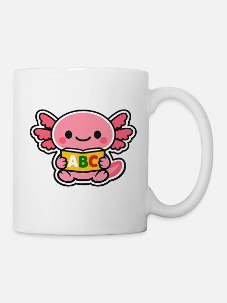 ABC axolotl mit Flügeln - Tasse - Weiß