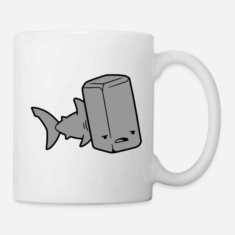 Funny Literal Hammerhead Shark Pun - Mug - white
