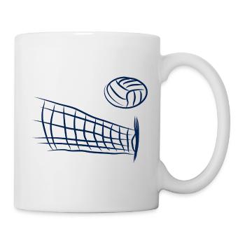 Volley-ball Été du volley-ball de plage - Mug blanc - blanc - Droite