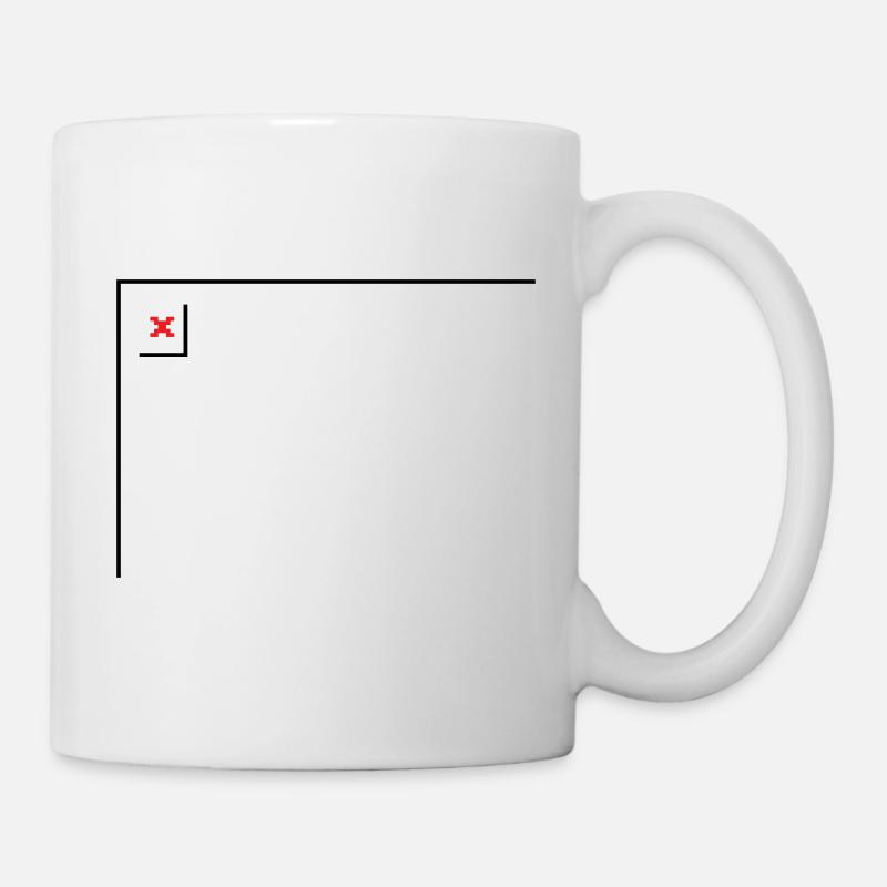 Missing Image – File Not Found Querformat - Tasse - Weiß