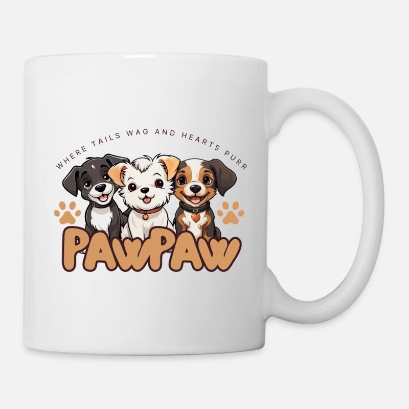 Puppy Love Tee - Mug - white