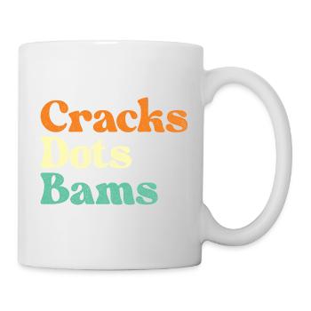 Cracks Dots Bams Mahjong Tiles Lover - Mug - white - Right