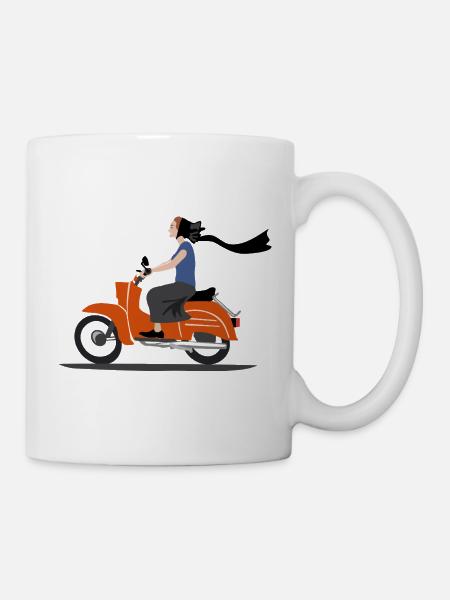 SERBSKA HOLCA MOPED - Tasse - Weiß