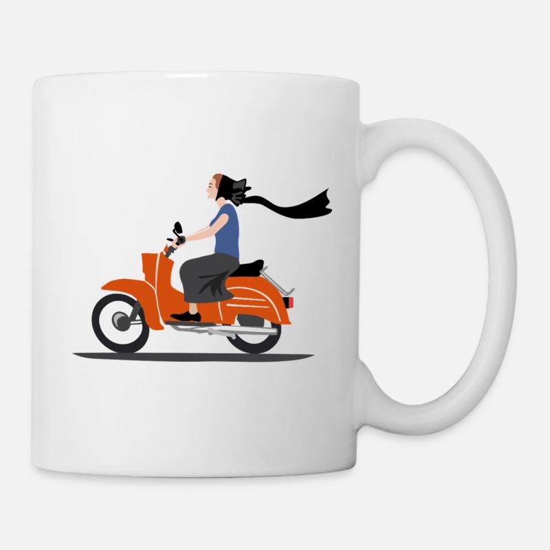 SERBSKA HOLCA MOPED - Tasse - Weiß
