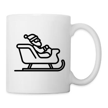 Santa's sleigh - Mug - white - Right