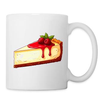 Cheesecake - Mug blanc - blanc - Droite