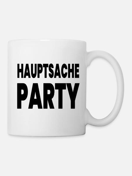 Party - Tasse - Weiß