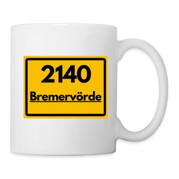 ANCIEN CODE POSTAL RETRO 2140 BREMERVÖRDE - Mug blanc - blanc - Droite