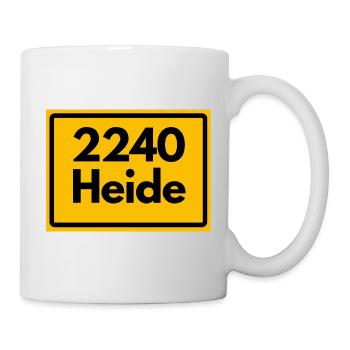 ANCIEN CODE POSTAL RETRO 2240 HEIDE MARSHENLAND - Mug blanc - blanc - Droite