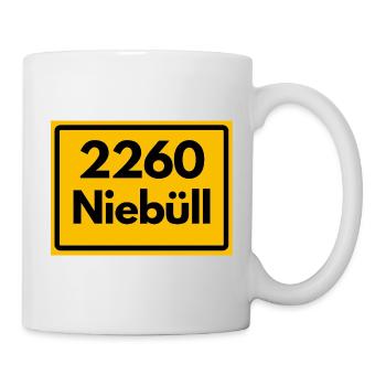 OLD POSTCODE POSTCODE RETRO 2260 NIEBÜLL – NORTH SEA - Mug - white - Right