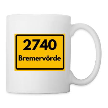 ALTE POSTLEITZAHL PLZ RETRO 2740 BREMERVÖRDE – SEE - Tasse - Weiß - Rechts