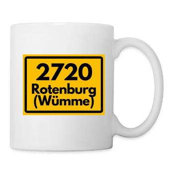 OLD POSTCODE ZIP CODE RETRO 2720 ROTENBURG WÜMME! - Mug - white - Right