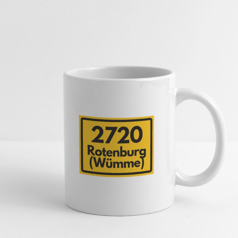OLD POSTCODE ZIP CODE RETRO 2720 ROTENBURG WÜMME! Mug