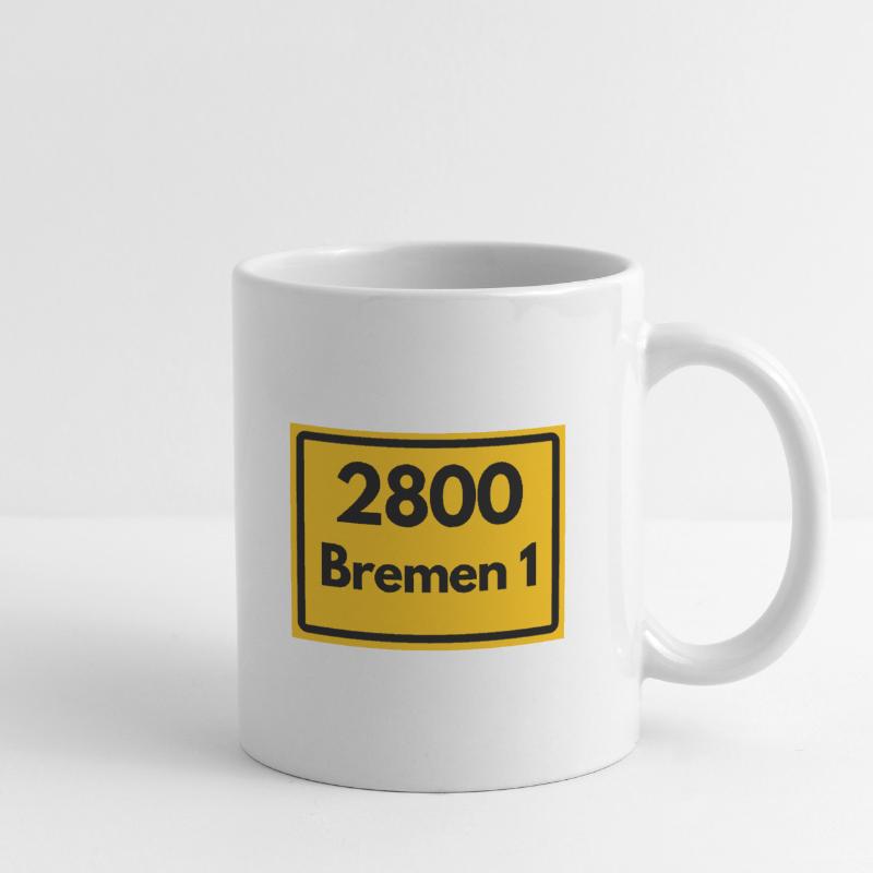 OLD POSTCODE POSTCODE RETRO 2800 BREMEN 1 – HANSE Mug