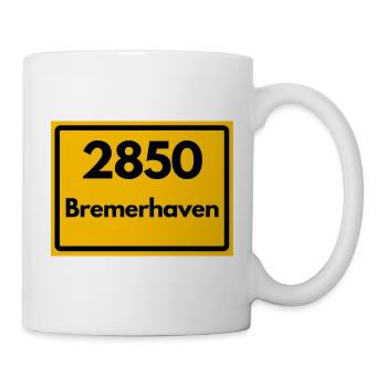 ANCIEN CODE POSTAL RÉTRO 2850 BREMERHAVEN - Mug blanc - blanc - Droite