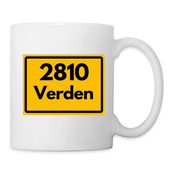 OLD POSTCODE POSTCODE RETRO 2810 VERDEN PFERDEDOM - Mug - white - Right