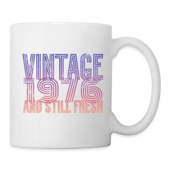 Millésime 1976 - Mug blanc - blanc - Droite