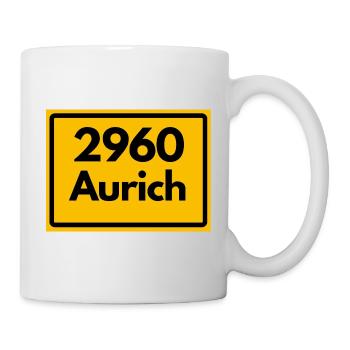 ANCIEN CODE POSTAL 2960 AURICH OSTFRIESLAND - Mug blanc - blanc - Droite