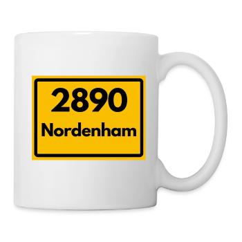 ANCIEN CODE POSTAL RÉTRO 2890 NORDENHAM – WESER - Mug blanc - blanc - Droite