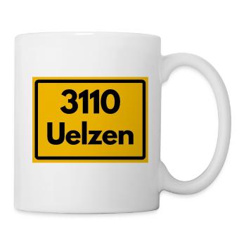 ANCIEN CODE POSTAL 3110 UELZEN HUNDERTWASSER - Mug blanc - blanc - Droite