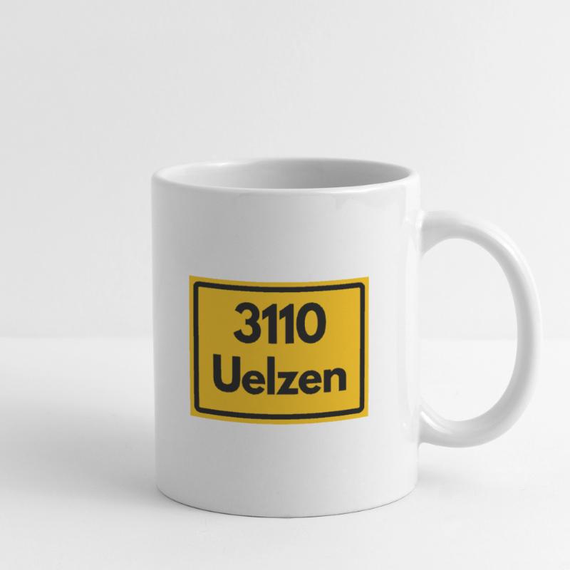 OLD POSTCODE ZIP CODE 3110 UELZEN HUNDERTWASSER Mug