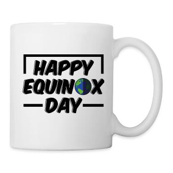 Happy Equinox Day Easter Ostara Blessings - Mug - white - Right