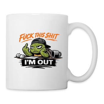 Shell Exit Attitude Turtle - Mug - white - Right