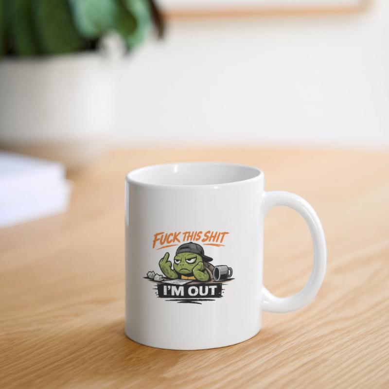 Shell Exit Attitude Turtle Mug