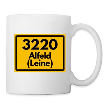 ANCIEN CODE POSTAL RETRO 3220 ALFELD LEINE - Mug blanc - blanc - Droite