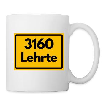 OLD POSTCODE ZIP CODE RETRO 3160 LEHRTE WASSERTURM - Mug - white - Right
