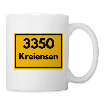 ANCIEN CODE POSTAL RETRO 3350 KREIENSEN - Mug blanc - blanc - Droite