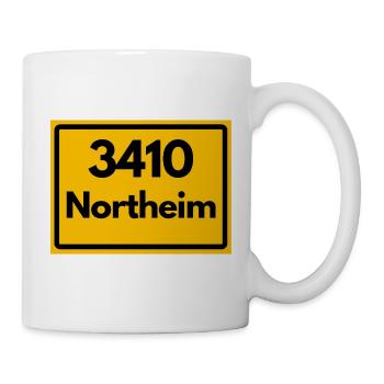 ANCIEN CODE POSTAL RETRO 3410 NORTHEIM FACHWERK - Mug blanc - blanc - Droite